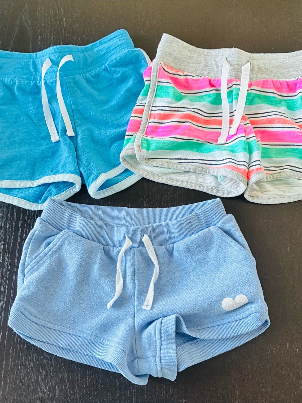 Girls 5T Summer Shorts -3pair
